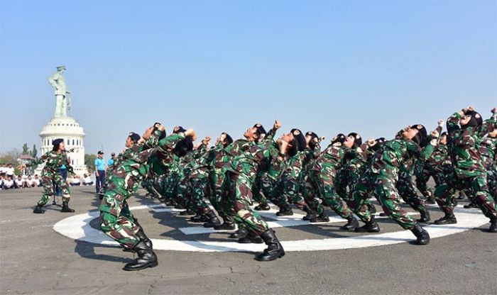 Satuan Komando Latihan Koarmada II Keluar Sebagai Pemenang Lomba Yel-Yel Satuan Komando Latihan Koarmada II Keluar Sebagai Pemenang Lomba Yel-Yel
