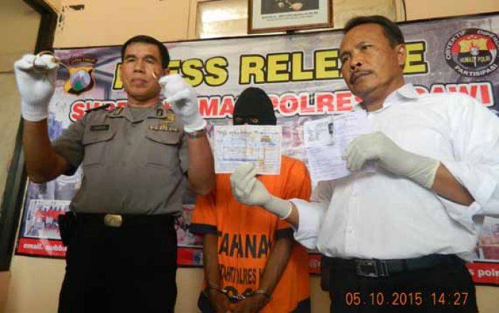 Gadaikan Emas Palsu, Warga Bondowoso Diringkus Gadaikan Emas Palsu, Warga Bondowoso Diringkus