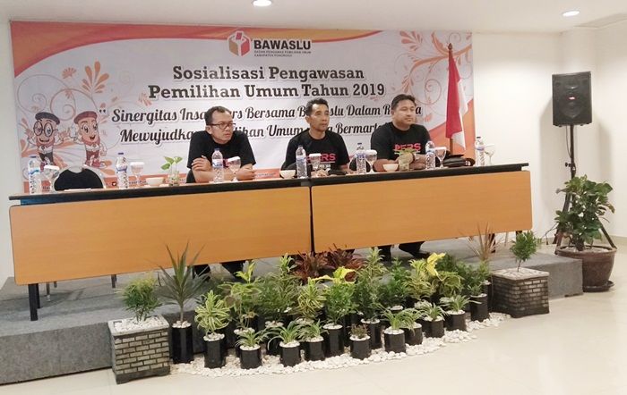 Awasi Pemilu 2019, Bawaslu Ponorogo Jalin Sinergitas dengan Insan Pers