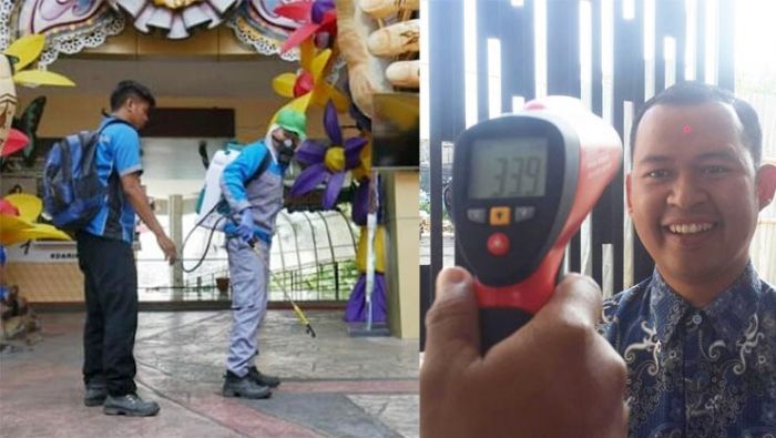 Waspada Corona, Hotel-hotel di Kota Batu Semprotkan Disinfektan dan Cek Suhu Tubuh Waspada Corona, Hotel-hotel di Kota Batu Semprotkan Disinfektan dan Cek Suhu Tubuh