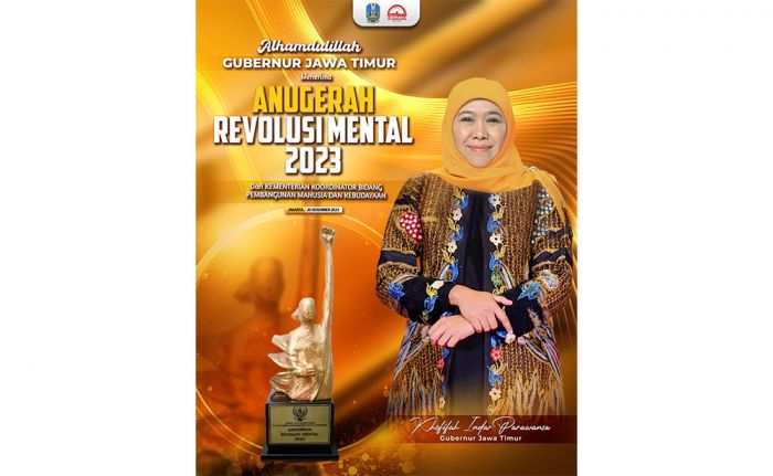 Jatim Raih Anugerah Revolusi Mental 2023 Kategori Indonesia Melayani, Bukti Implementasi CETTAR Jatim Raih Anugerah Revolusi Mental 2023 Kategori Indonesia Melayani, Bukti Implementasi CETTAR