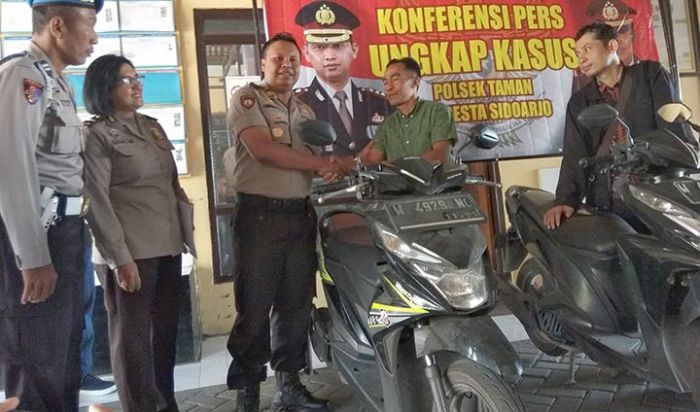 Dua Motor Curian Ditemukan di Parkiran PTN Surabaya