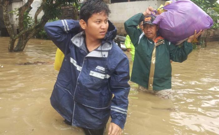 Plt. Bupati Trenggalek Tinjau Lokasi dan Penanganan Banjir di Kawasan Kota