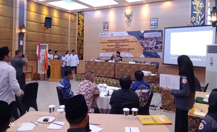 Tahapan Pemilu 2024 Dimulai, Bawaslu Pasuruan Launching Posko Aduan Masyarakat