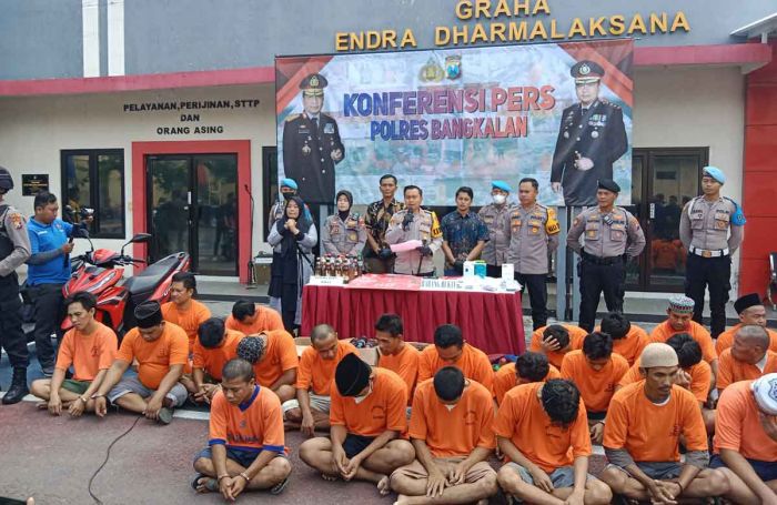 Januari-Maret 2023, Polres Bangkalan Tangkap 112 Tersangka dari 85 Kasus