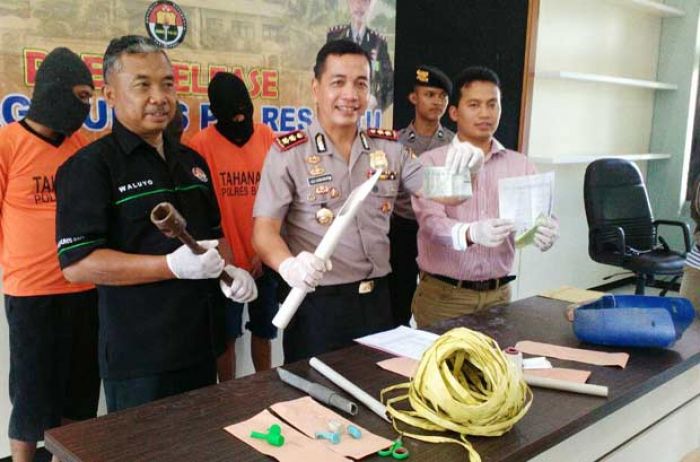 Ngutil Kacang Tanah, Tiga Warga Surabaya Dibekuk Polres Batu