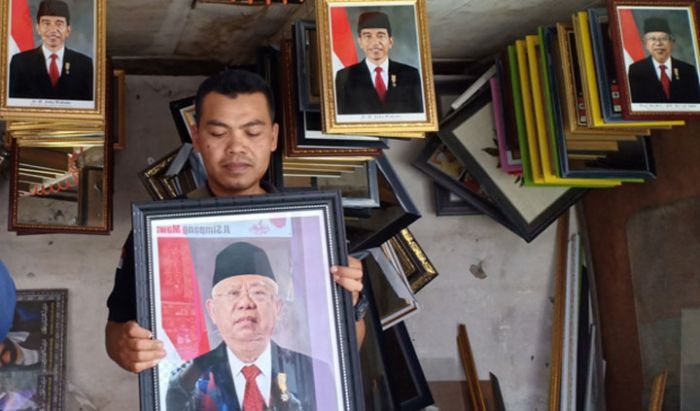 Usai Pelantikan, Foto Jokowi-Amin Laku Keras di Kota Blitar Usai Pelantikan, Foto Jokowi-Amin Laku Keras di Kota Blitar