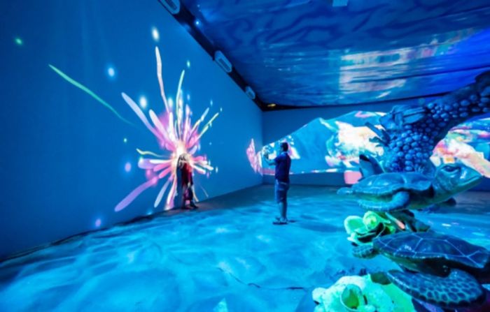 Millenial Glow Garden, Wisata yang Andalkan Hi Tech Projector Interaktif Millenial Glow Garden, Wisata yang Andalkan Hi Tech Projector Interaktif