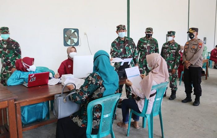 Kasrem 081/Madiun Cek Pelaksanaan PPKM Darurat di Wilayah Ngawi