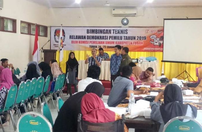 Targetkan 80 Persen Partisipasi Pemilih, KPU Tuban Maksimalkan Peran Relawan Demokrasi