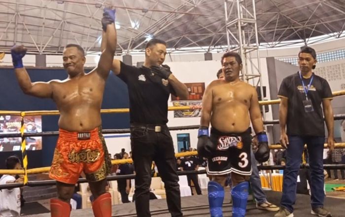 Laga Perdana Mabox Shaduk Jotosh, Eko Koyon Tumbangkan Bunari dari DKT Gank