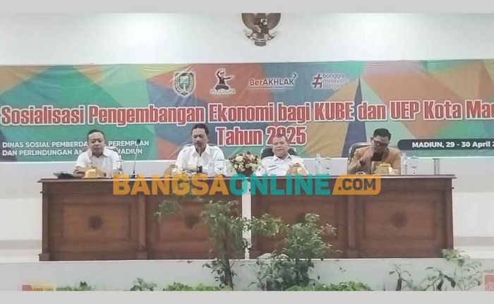 Dongkrak Pengusaha Kecil, Pemkot Madiun Gelar Sosialisasi Pengembangan Ekonomi KUBE dan UEB