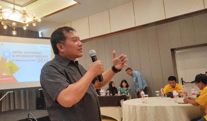 Pertamina EP Cepu Ajak Wartawan Bojonegoro Mlaku Bareng di Surabaya