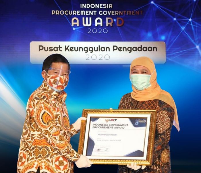 Berkat Cettar, Pemprov Jatim Raih Indonesia Government Procurement Awards 2020 
