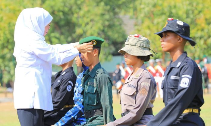 Pembaretan SMA Taruna Jatim, Gubernur Khofifah: Cikal Bakal Guna Wujudkan Indonesia Emas 2045