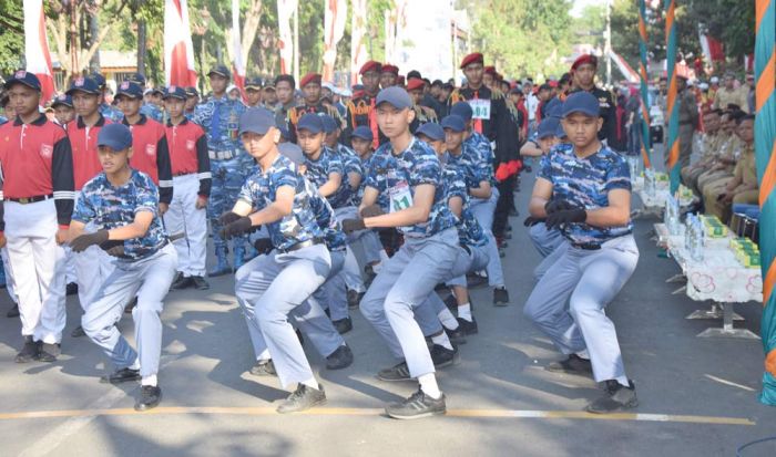 Peringati HUT RI ke-74 , Semarak Gerak Jalan Nuansa Karnaval Peringati HUT RI ke-74 , Semarak Gerak Jalan Nuansa Karnaval