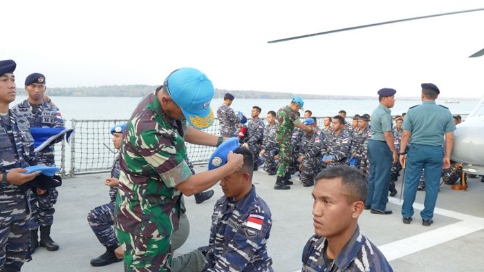 Satgas MTF TNI Konga XXVIII-L/UNIFIL KRI Diponegoro-365 Latihan Tahap Laut Satgas MTF TNI Konga XXVIII-L/UNIFIL KRI Diponegoro-365 Latihan Tahap Laut