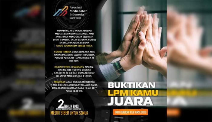 AMSI Jatim Selenggarakan Kontes Karya Jurnalistik untuk Pers Mahasiswa AMSI Jatim Selenggarakan Kontes Karya Jurnalistik untuk Pers Mahasiswa
