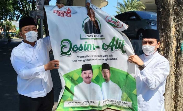 Jelang Masa Kampanye, Qosim-Alif Targetkan Besok APK Bergambar QA Sudah Bersih Jelang Masa Kampanye, Qosim-Alif Targetkan Besok APK Bergambar QA Sudah Bersih