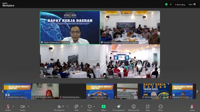 Rakerda Kanwil BPN Sulteng, Sekjen Kementerian ATR BPN: Core Institusi Kita adalah Pelayanan Rakerda Kanwil BPN Sulteng, Sekjen Kementerian ATR BPN: Core Institusi Kita adalah Pelayanan