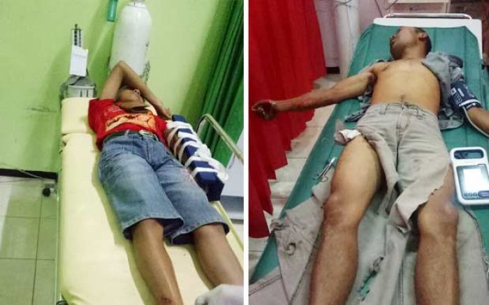 Avanza Vs Motor di Songgoriti, Satu Orang Patah Tulang Avanza Vs Motor di Songgoriti, Satu Orang Patah Tulang