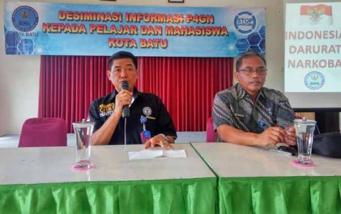Gelar Diseminasi Informasi P4GN, BNN Kota Batu Ajak Pelajar dan Mahasiswa Perangi Narkoba Gelar Diseminasi Informasi P4GN, BNN Kota Batu Ajak Pelajar dan Mahasiswa Perangi Narkoba