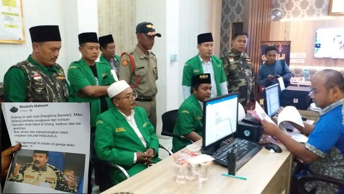 ​Hina Panglima Banser, Akun Mustafa Maksum Dilaporkan ke Polres Bangkalan