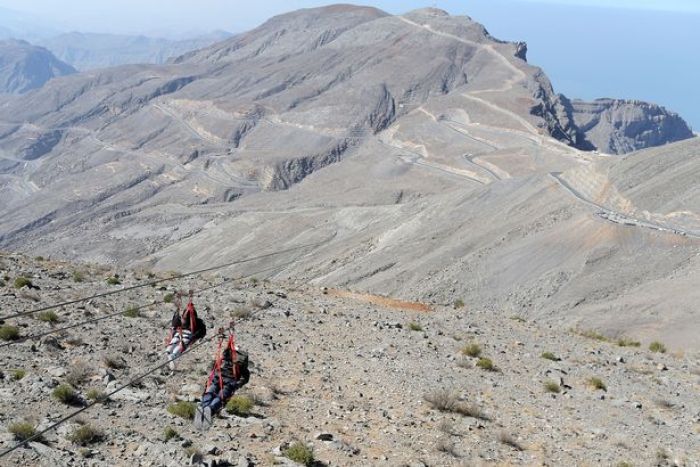 Zipline Terpanjang di Dunia telah Dibuka di UEA Zipline Terpanjang di Dunia telah Dibuka di UEA