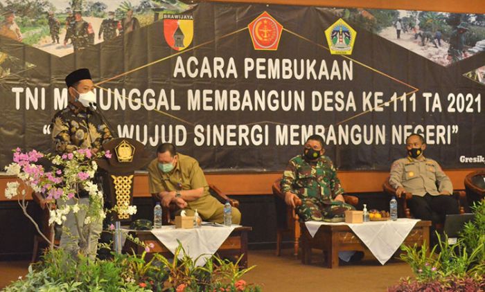 TMMD ke-111 Gresik, Wujudkan Infrastruktur untuk Pemerataan Pembangunan TMMD ke-111 Gresik, Wujudkan Infrastruktur untuk Pemerataan Pembangunan