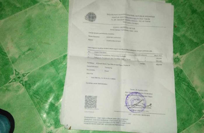 Oknum Pegawai BPN Tuban yang Diduga Pungli Berinisial KJ dan IW Oknum Pegawai BPN Tuban yang Diduga Pungli Berinisial KJ dan IW
