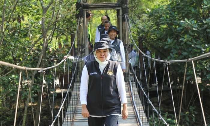 Khofifah Ajak Masyarakat Jaga Kelestarian Hutan Hujan sebagai Paru-Paru Bumi Khofifah Ajak Masyarakat Jaga Kelestarian Hutan Hujan sebagai Paru-Paru Bumi