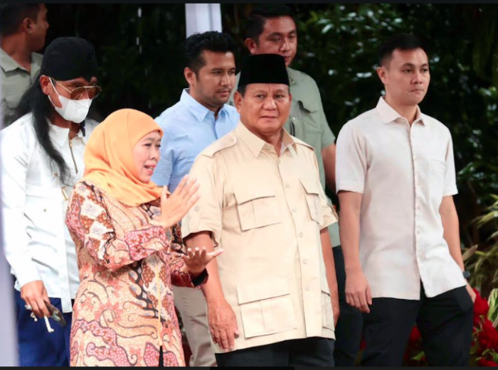 Hadiri Silaturahmi Kebangsaan di Rumah Prabowo, Khofifah: Jatim Jantung Kemenangan