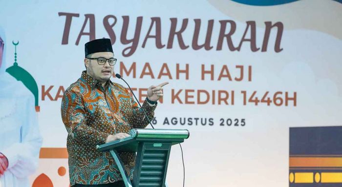 Bupati Kediri Silaturahmi dengan Jamaah Haji, Cerita Sambel Pecel Jadi Sorotan