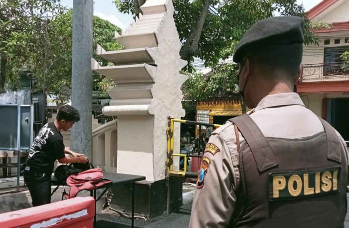 Polres Tulungagung Perketat Penjagaan Pintu Masuk Pascaledakan Bom di Astana Anyar Bandung