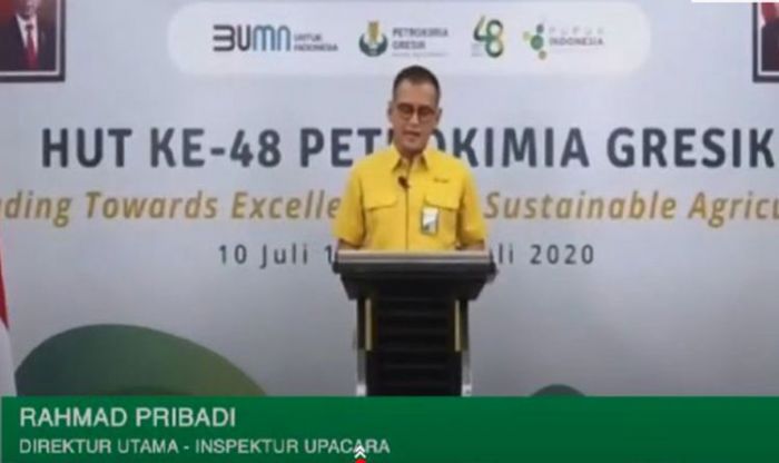 ​Berusia 6 Windu, Petrokimia Gresik Peringati HUT dengan Upacara Virtual