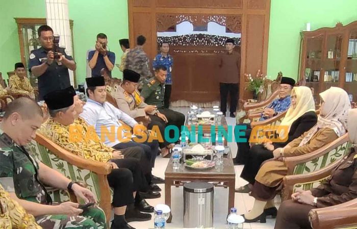 Bersama Forkopimda, Pj Wali Kota Kediri Sowan ke Ponpes Wali Barokah