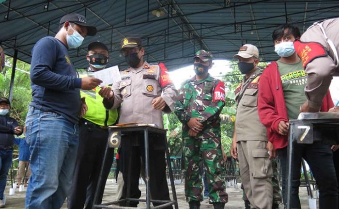 Abai Prokes, Kontes Burung Kicau di Sukodono Sidoarjo Dibubarkan Satgas Covid-19