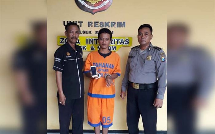 Maling Handphone di Sedati Sidoarjo Ditangkap Polisi