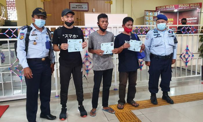 Bebas Bersyarat, WBP Kasus Teroris Langsung Terbang ke Aceh Bebas Bersyarat, WBP Kasus Teroris Langsung Terbang ke Aceh