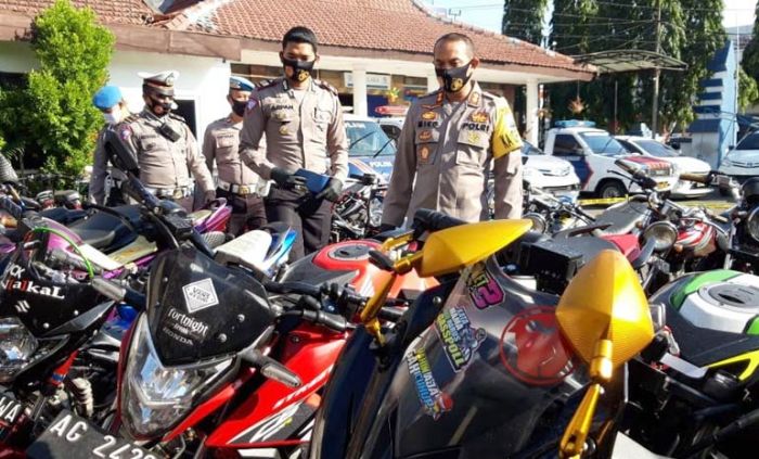 2 Pekan, Satlantas Polres Kediri Kota Amankan 546 Motor