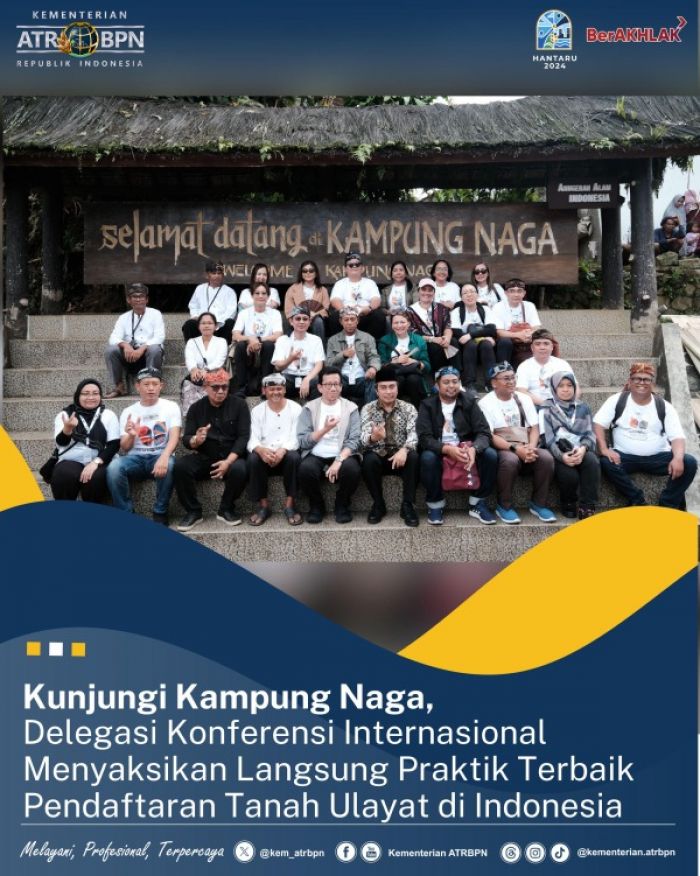 Di Kampung Naga, Peserta Konferensi Internasional Saksikan Pendaftaran Tanah Ulayat Di Kampung Naga, Peserta Konferensi Internasional Saksikan Pendaftaran Tanah Ulayat