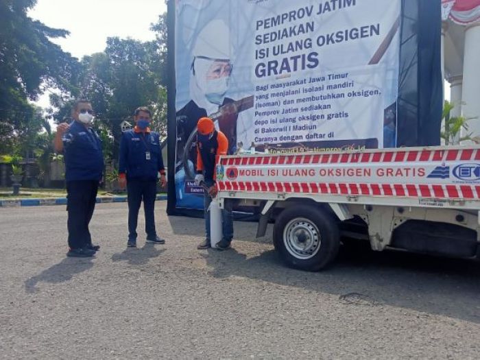 Pemprov Jatim Luncurkan Mobil Layanan Oksigen Gratis Pemprov Jatim Luncurkan Mobil Layanan Oksigen Gratis