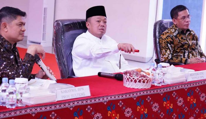 Tingkatkan Pertumbuhan Ekonomi, Menteri ATR/BPN Dorong Produktivitas Tanah saat Kunker di Sulteng