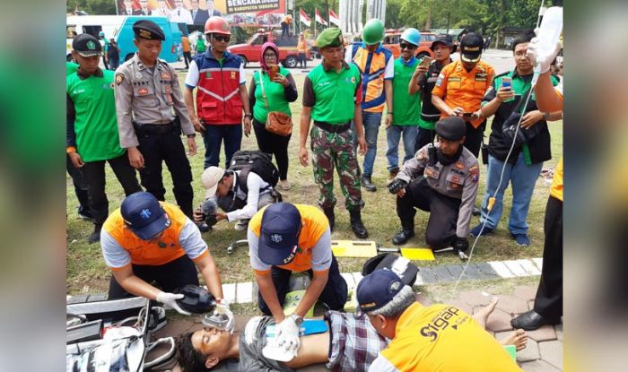 Siaga Bencana, BPBD Sidoarjo Simulasikan Penanganan Puting Beliung Siaga Bencana, BPBD Sidoarjo Simulasikan Penanganan Puting Beliung