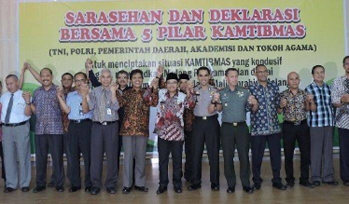 Lima Pilar Kamtibmas Malang Raya Deklarasi Lawan Radikalisme