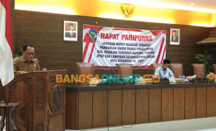 Berikut Jawaban Pj Bupati Nganjuk soal Pandangan Umum Setiap Fraksi