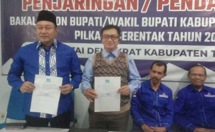 Daftar Bacawabup Trenggalek Lewat Demokrat, Rizky Sembada Optimis dapat Rekom 6 Partai Daftar Bacawabup Trenggalek Lewat Demokrat, Rizky Sembada Optimis dapat Rekom 6 Partai