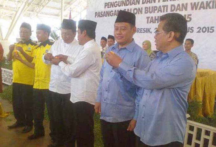 Undian Nomor Urut Cabup-Cawabup Gresik, SQ Dapat Nomor 1, Berkah 2 dan Arjuna 3 Undian Nomor Urut Cabup-Cawabup Gresik, SQ Dapat Nomor 1, Berkah 2 dan Arjuna 3