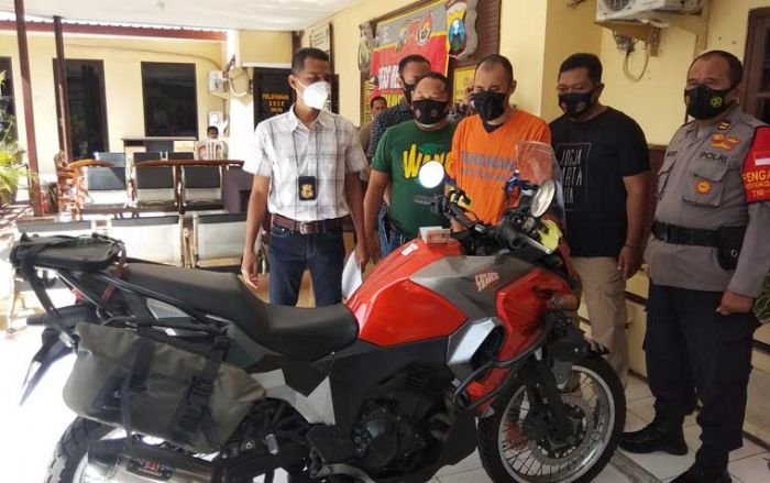 Ngaku Pilot, Warga Waru Gelapkan Kawasaki Versys dan Mobil