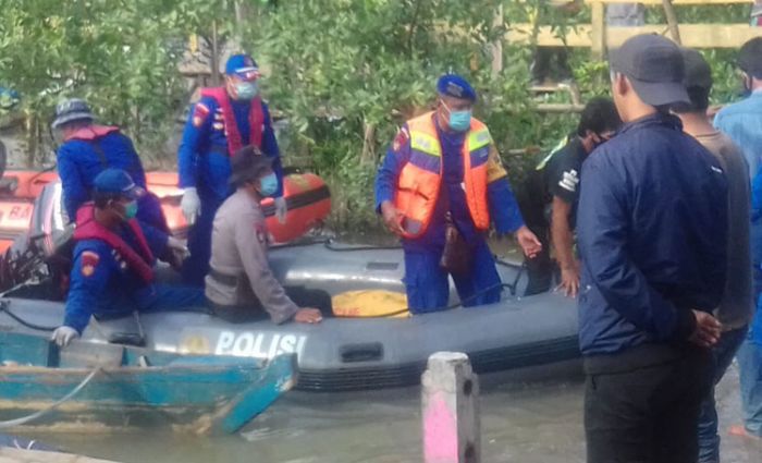 Siswa SMP Warga Sukorejo Kebomas yang Terseret Arus Kali Lamong Akhirnya Ditemukan